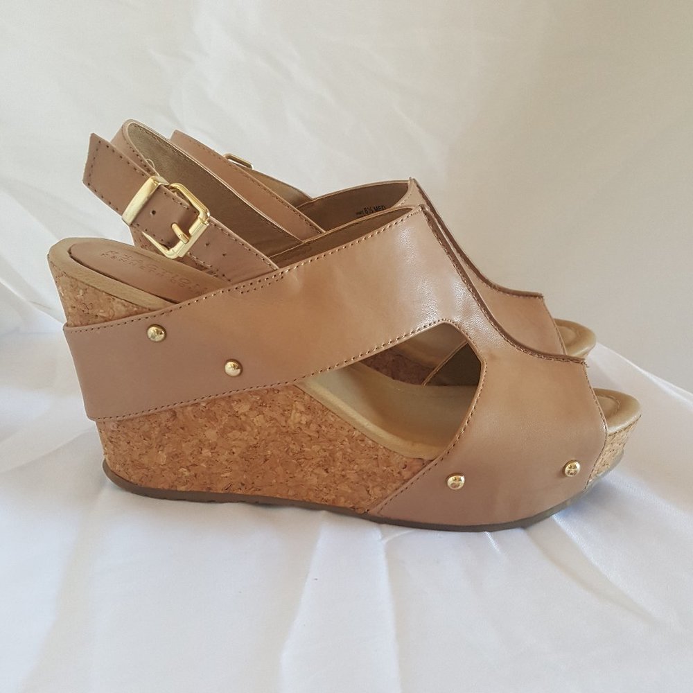 Women's Kenneth Cole Wedges -Tan/Nude - 8.5 size